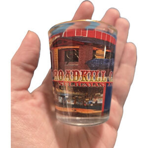 Roadkill Cafe Route 66 Seligman Arizona Shot Glass